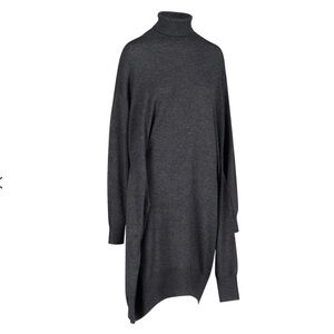 NWT Isabel Marant Roll Neck Knot Detailed Mini Dress
size 40 color Black